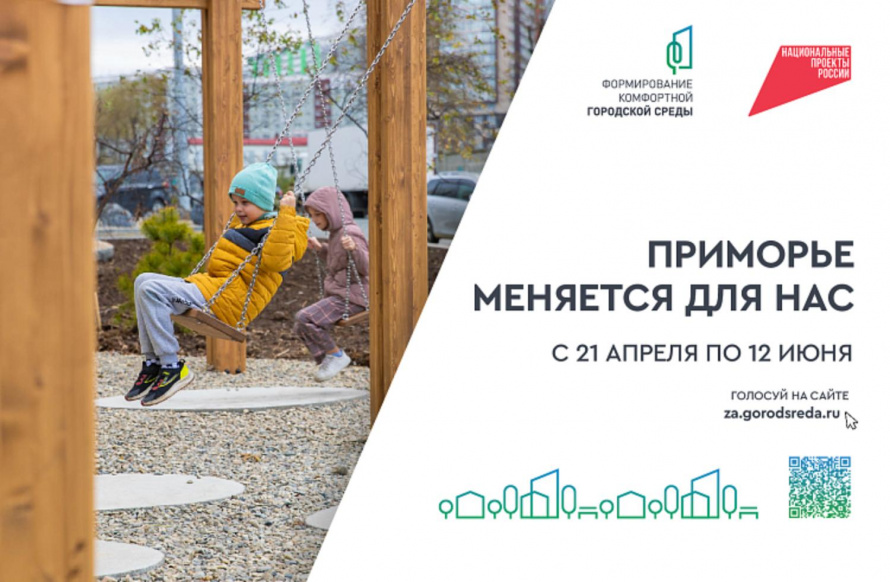 Более 70 тысяч приморцев уже выбрали объекты для благоустройства-2026