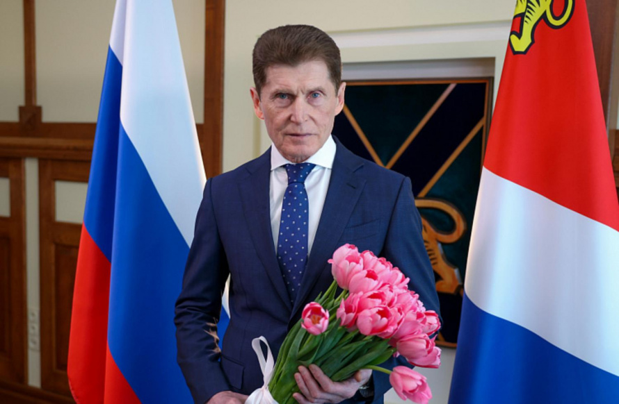 Поздравление Губернатора Приморского края Олега Кожемяко с Международным женским днём