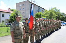Жители Чугуевского округа проводили в последний путь наших земляков, героически погибших при исполнении своего воинского долга в ходе специальной военной операции на территории Украины. 