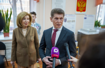 Олег Кожемяко поблагодарил приморцев за беспрецедентную активность при участии в выборах Президента России