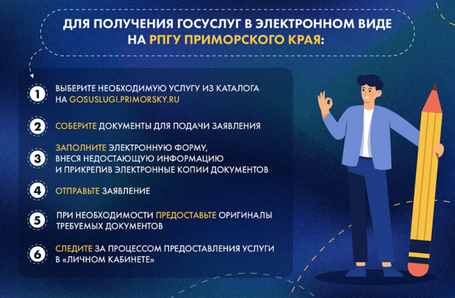 Более тысячи государственных услуг могут получить приморцы, не выходя из дома