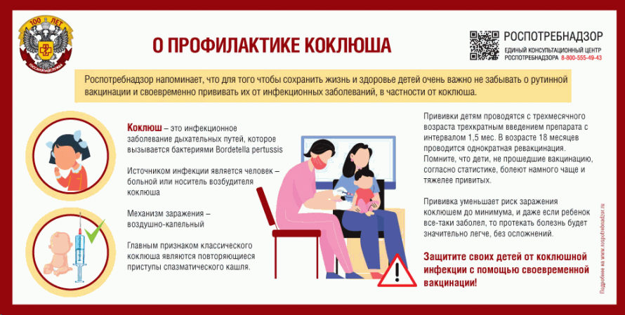 «Коклюш: меры профилактики».