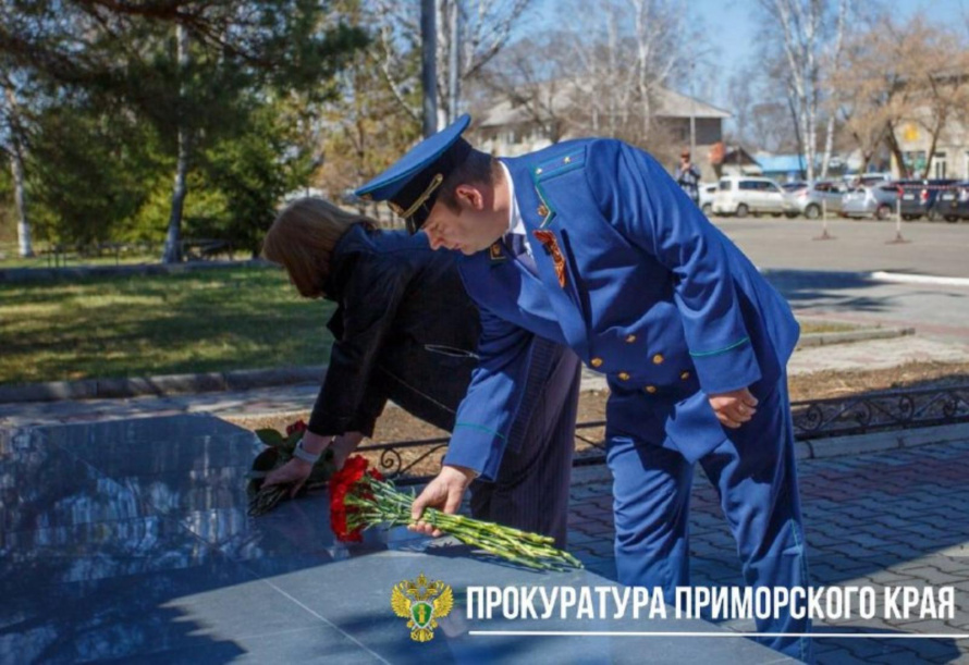 Прокуратура приняла участие в «Эстафете победы» в Чугуевском муниципальном округе